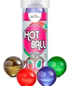 Hot Ball Beija Muito Mix Com 4 Unidades