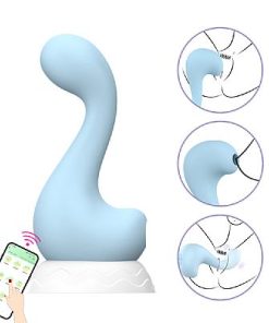 Vibrador de Clitoris - A Longa distancia - Swan-B - SI - APP: Cor: Azul;