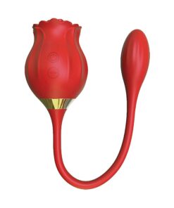 Vibrador De Ponto G E Clitoris Com Pulsacao Snak Si Cor Vermelho 8285