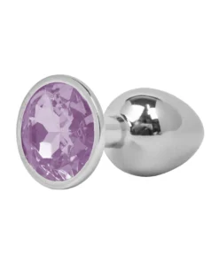 Plug Anal De Aco Tamanho M Si Cor Lilas 5846