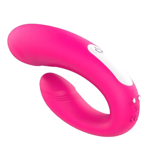 Vibrador De Casal Com Controle Recarregavel Heart Sweety Rct S Hande Cor Pink 6612