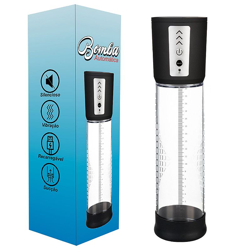 Bomba Peniana Automatica 4 Super Forte Recarregavel Si