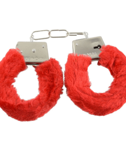 Algema de Metal com Pelucia - SI: Cor: Vermelho - 5268