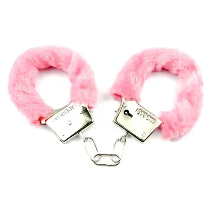 Algema de Metal com Pelucia - SI: Cor: Rosa - 5268 - Chocolate com Pimenta