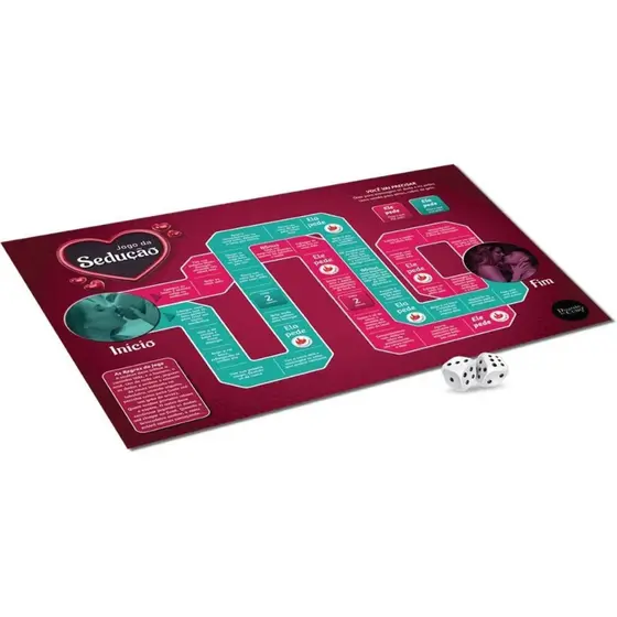 Jogo Da Seducao Tabuleiro Diversao Ao Cubo 01