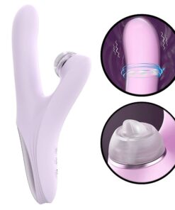 Vibrador de Ponto G e Clitóris com Rotação de Esferas - SHD-X024 - S-Hande - 4040: Cor: Lilás;