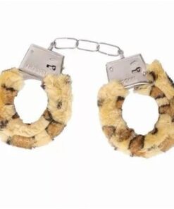 Algema de Metal com Pelucia - SI: Cor: Onca - 5268