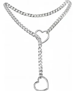 Choker colar enforcadeira coleira Cor:Prata - YSCH135