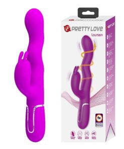 Vibrador de Ponto G e clitóris com Ondulação - Lourse - Pretty Love - 4005