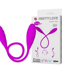 Snaky Vibe Vibrador com Duas Pontas - Dois Motores - Pretty love - 5622