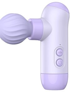 Pistola Massageadora Com Pulsacao Recarregavel Si Cor Roxo 9821