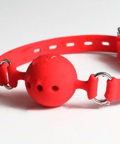Mordaca De Silicone Com Bola 48cm Si Cor Vermelho 9065
